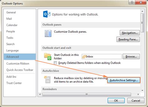 How to archive in Outlook automatically or manually.